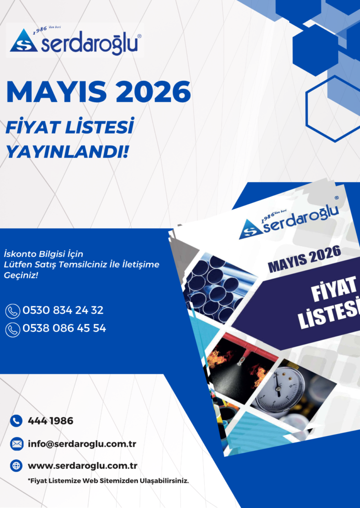 Mayıs 2026 Fiyat Listemiz Yayımlandı !
